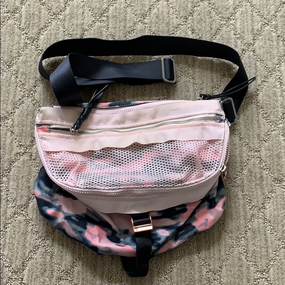 Lululemon Pink Camo Go Lightly Bag